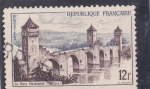 Stamps France -  puente Valentré