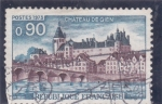 Stamps France -  castillo de Gien
