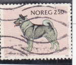 Sellos de Europa - Noruega -  perro