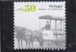 Stamps Portugal -  tranvía a caballo