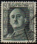 Stamps Spain -  ESPAÑA 1949 1060 Sello General Franco Stamp Usado