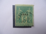 Stamps France -  Paix et Commerce 1876- Republique Francaise. 