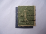 Stamps France -  Sembradora-Fondo líneado.(S/f 139)