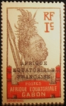 Stamps Gabon -  Guerrero