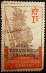 Stamps : Africa : Gabon :  Guerrero
