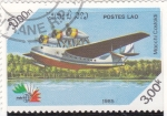 Stamps Laos -  hidroavión