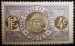Stamps : America : San_Pierre_&_Miquelon :  Pescador