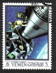 Stamps Yemen -  Conquista de la Luna