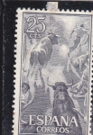 Stamps Spain -  encierro de San Fermín (21)