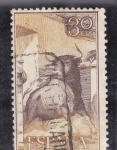 Stamps : Europe : Spain :  toro saliendo del redil (21)