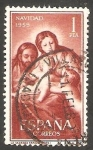 Stamps Spain -  1253 - Navidad