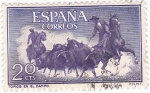 Sellos de Europa - Espa�a -   1255 - Tauromaquia, toros en el campo