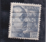 Stamps Spain -  general Franco  (21)