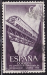 Stamps Spain -  1233 - Locomotora Diesel en Despeñaperros