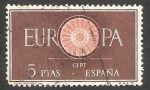 Stamps Spain -  1295 - Europa Cept