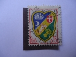 Stamps France -  Blason de Argel.