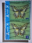 Stamps : Europe : Belgium :  Mariposa - Cola de Golondrina (Papilio Machaon) - - A Prior- Marijke Meersman.