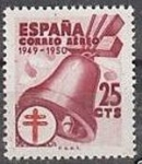 Sellos de Europa - Espa�a -  ESPAÑA 1949 1069 Sello Nuevo Pro Tuberculosis 25c