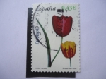 Stamps Spain -  Ed:4381 - Flora:Tulipan.,