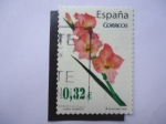 Stamps Spain -  Ed:4463 - Flora:Glodiolo.