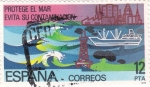 Stamps Spain -  protege el mar  (21)