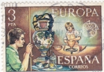 Stamps Spain -  EUROPA-CEPT-jarrón de Talavera  (21)
