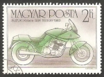Sellos de Europa - Hungr�a -  3017 - Motocicleta Suzuki de 1983