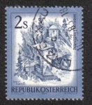 Stamps Austria -  Alte Innbrücke near Finstermünz, Tyrol