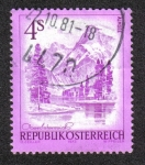 Stamps Austria -  Almsee, Upper Austria