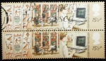 Stamps United Kingdom -  Jeroglíficos, Biblioteca y Procesador de Palabras