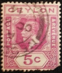 Stamps Asia - Sri Lanka -  king George V