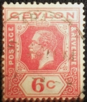 Stamps Asia - Sri Lanka -  king George V