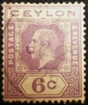 Stamps Asia - Sri Lanka -  king George V