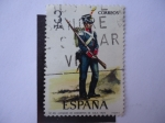 Stamps Spain -  Ed:2352 - Uniforme Militar - Nº 28-Zapador de Ingenieros de Gala 1825.