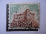 Stamps Spain -  Castillo de Mombeltran.