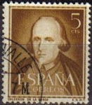 Stamps Spain -  España 1950 1071 Sello º Literatos Calderón de la Barca 5c