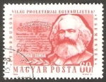 Sellos de Europa - Hungra -  1680 - Karl Marx