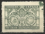 Stamps Spain -  566 - Pro Unión Iberoamericana, Escudos de España, Bolivia y Paraguay