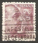 Stamps Spain -  923 - General Franco