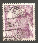 Stamps Spain -  1029 - General Franco y Castillo de la Mota