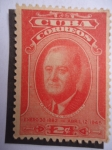 Stamps Cuba -  Franklin D. Roosevelt (1882-1945)