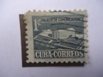 Sellos de America - Cuba -  Impuesto Postal-Palacio de Comunicaciones-Impuesto de Const. del Edificio del Ministerio de Comunica