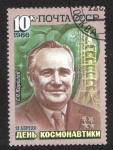 Stamps Russia -  Retrato de S. P. Korolev (1907-1966)