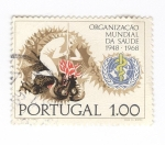 Sellos de Europa - Portugal -  Organización mundial de la salud 1948-1968