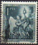 Stamps Spain -  ESPAÑA 1952 1117 Sello XXXV Congreso Eucarístico Internacional Barcelona La Eucaristia Tiépolo Usado