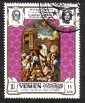 Stamps Yemen -  La masacre de los inocentes, por Ottino