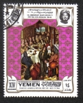 Stamps Yemen -  Bodas de Caná, por Hendricks