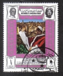 Stamps Yemen -  Quinto aniversario de Pablo VI visita a Jerusalén