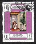 Stamps Yemen -  Quinto aniversario de Pablo VI visita a Jerusalén