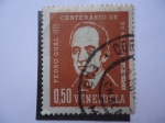 Sellos de America - Venezuela -  Pedro Gual 1862-1962 - Centenario de su Muerte.
